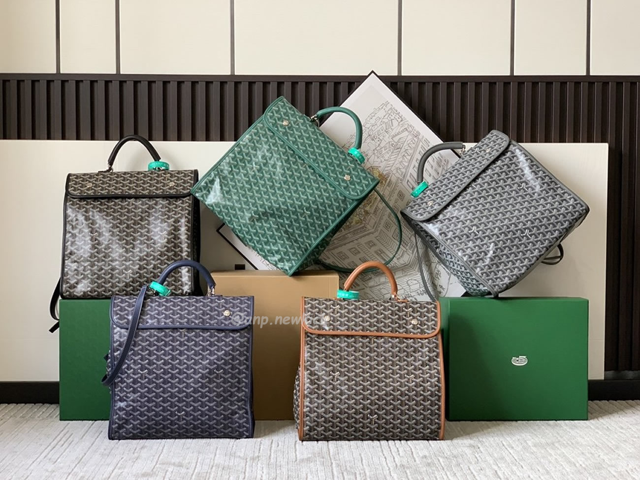 Goyard Saint Leger Knapsack 37 Cm X 15 Cm X 34 Cm (20) - www.newkick.vip